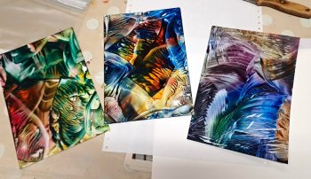 Rodinné tvorenie - encaustika